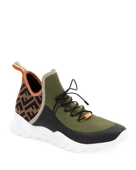 fendi sock sneakers men's|More.